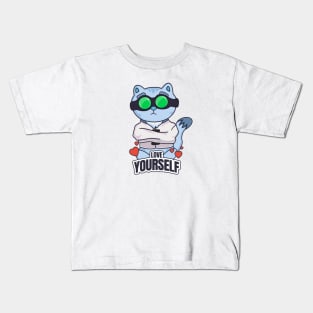 Self help cat Kids T-Shirt